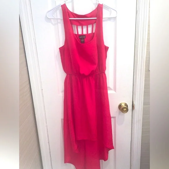 wet seal pink dress Vintage Wet Seal pink and white floral mini dress